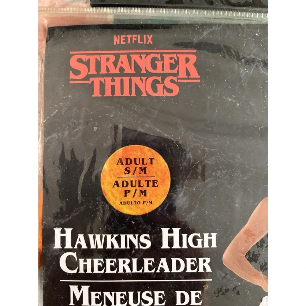 Stranger things Hawkins High Cheerleader Adult Small 2-4 Halloween Costume